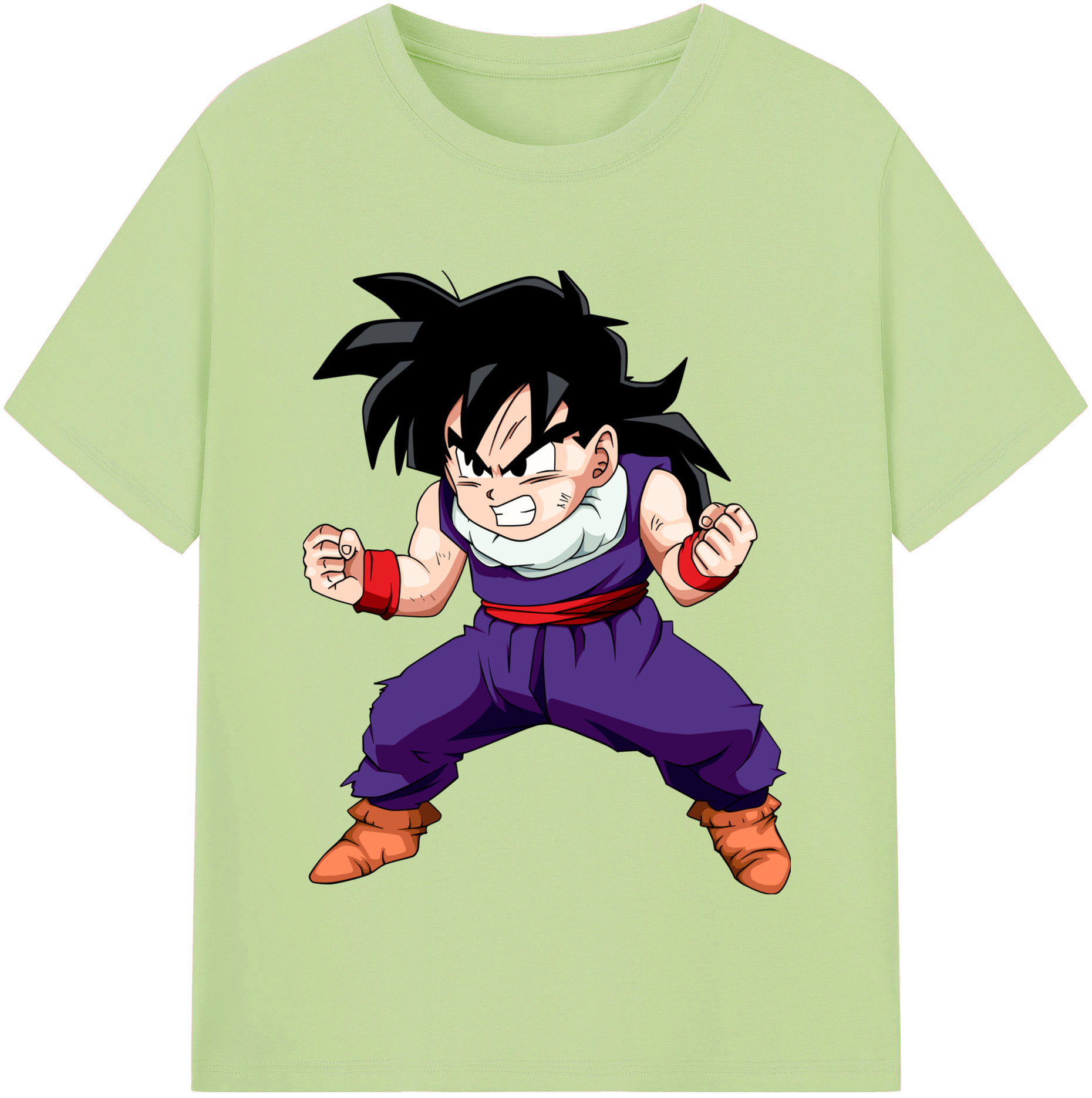 （画像用） ドラゴンボール 孫 悟飯（そんごはん）DRAGON BALL Son Gohan 綿100％半袖Tシャツ（フロントプリント）